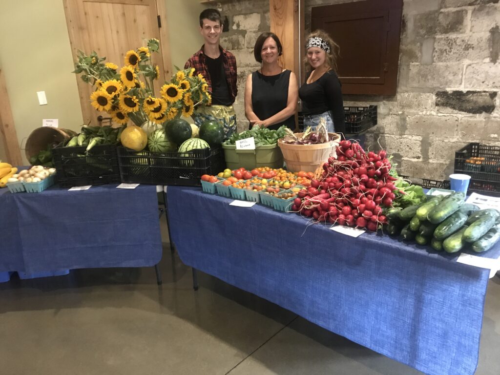 Organic produce at Summer Meeting